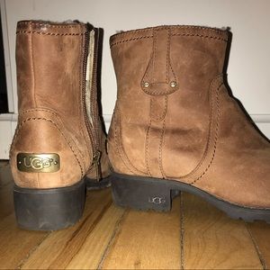 Ugg lined boots. Warm. Size 6.5